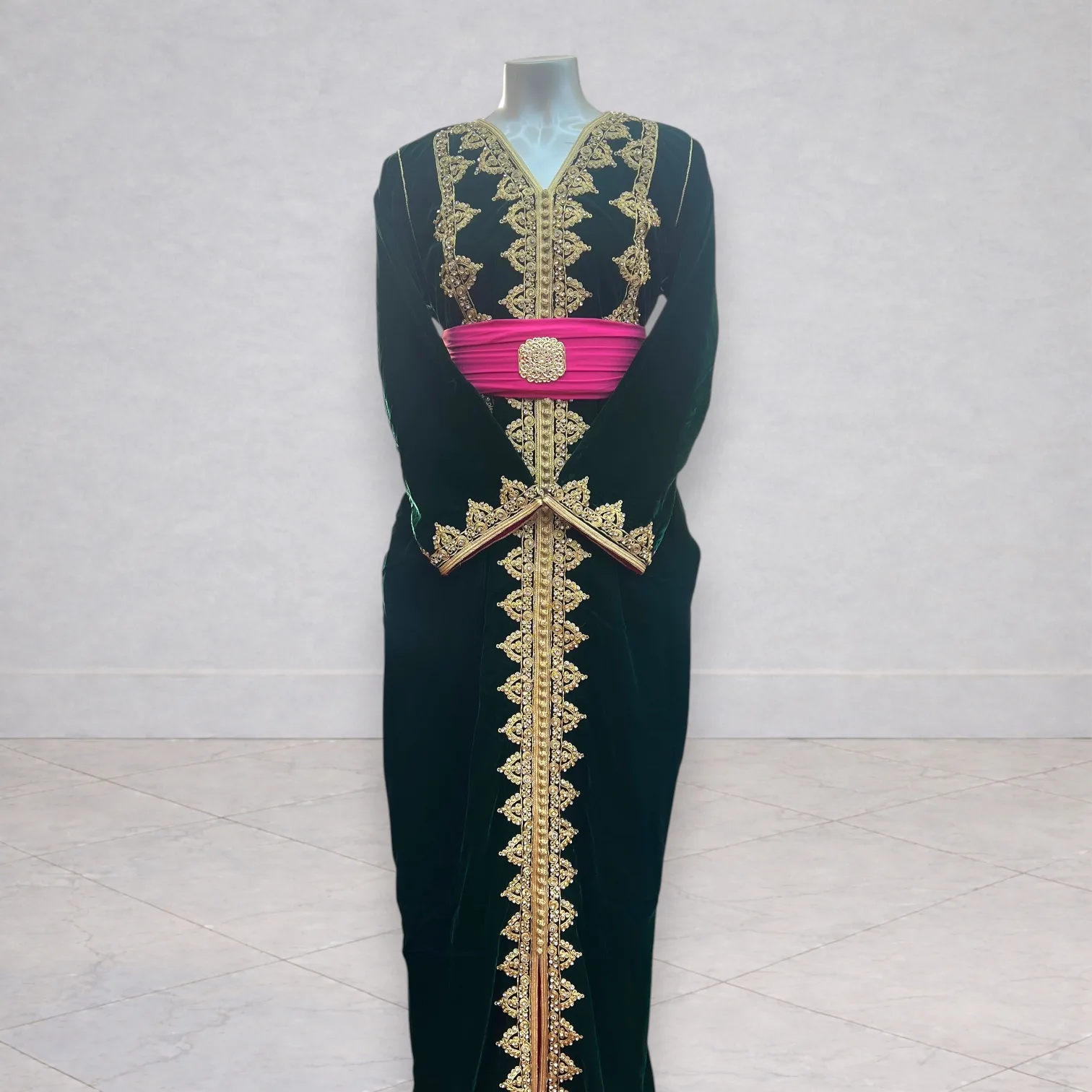 caftan-vert-velour