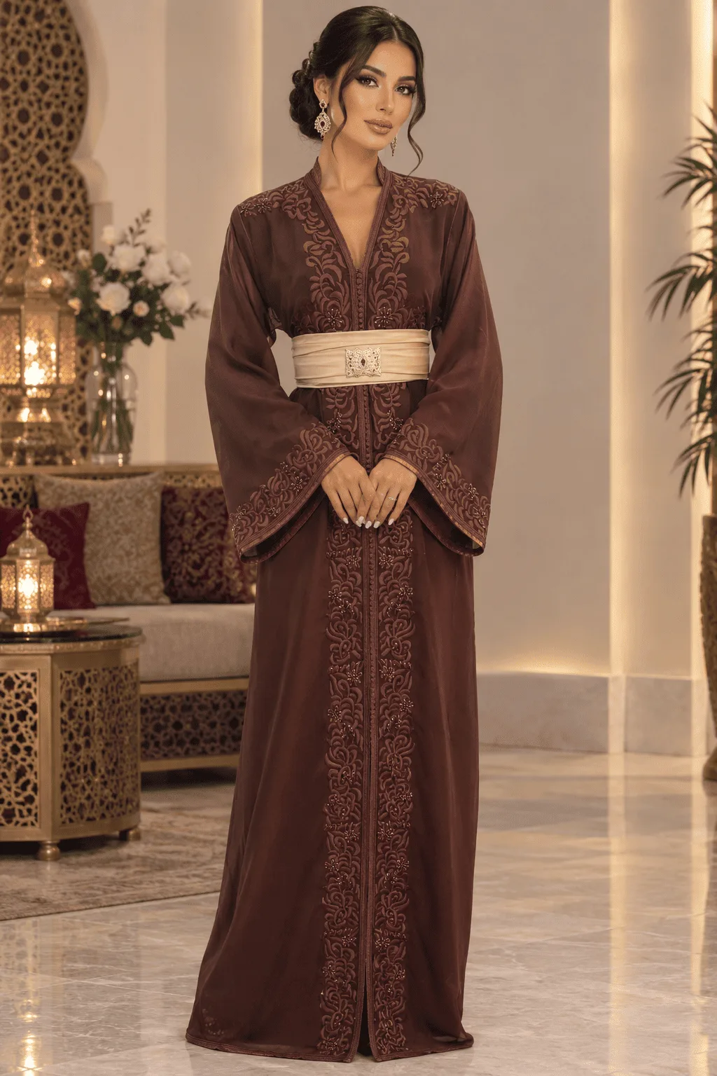 Caftan marron