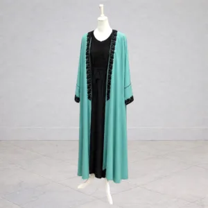 Abaya kimono deux pièces