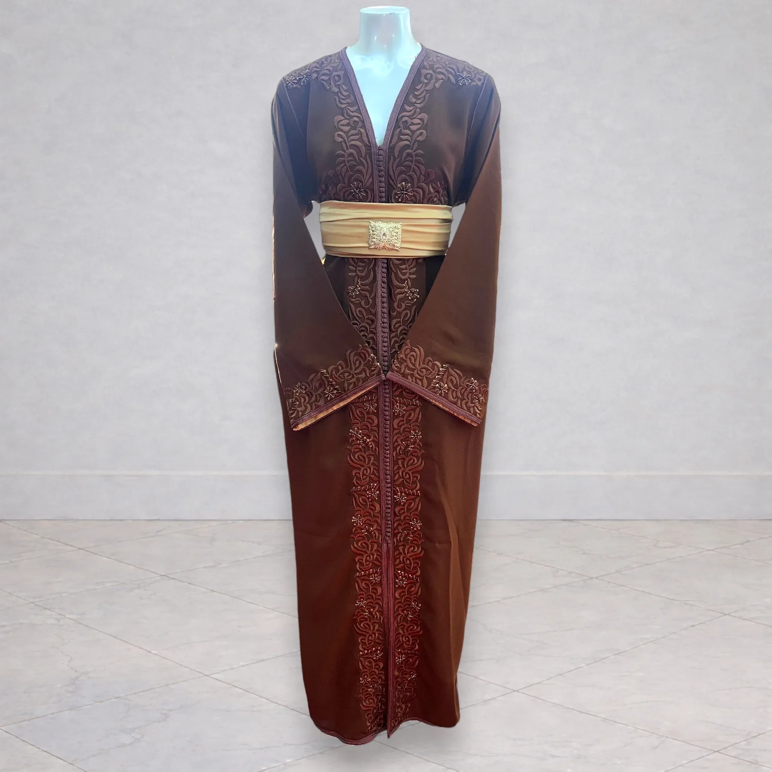 caftan-marron