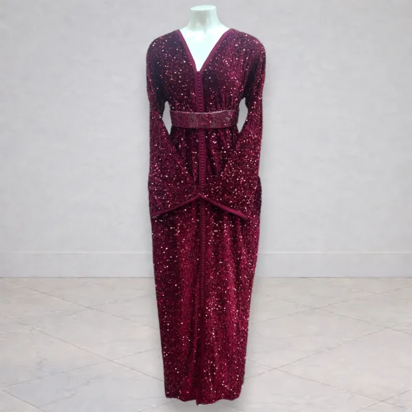 Caftan en sequins