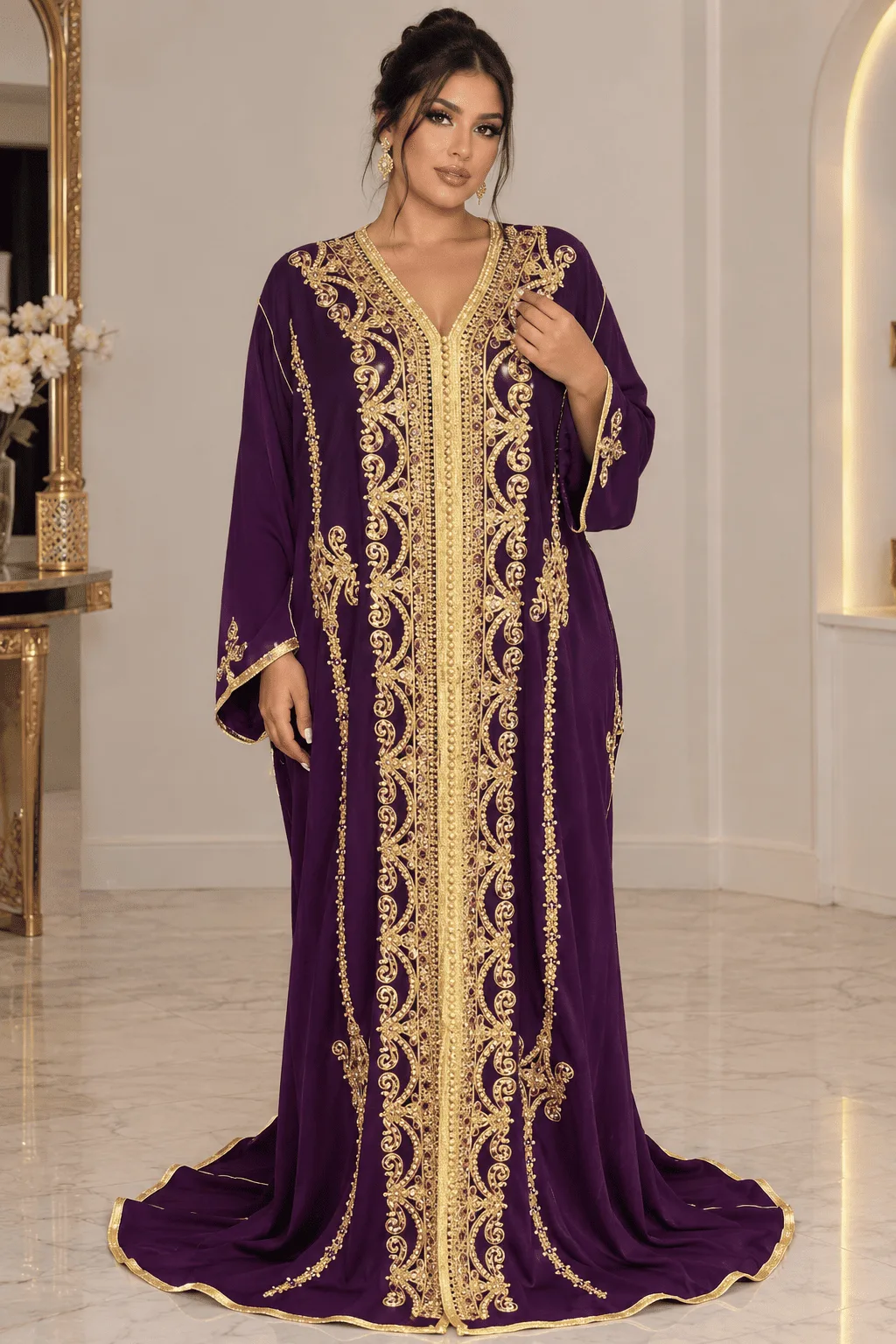 Caftan perlé