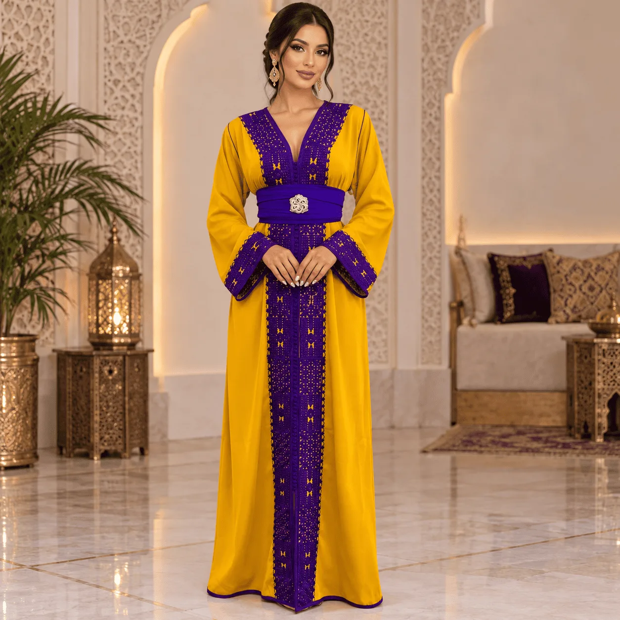 Caftan jaune