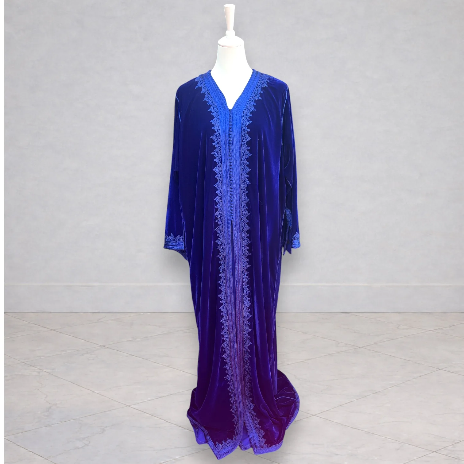 takchita-bleu-marine-velour-gande-taille-73cm