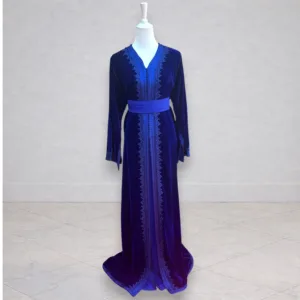 Takchita Bleu Velours