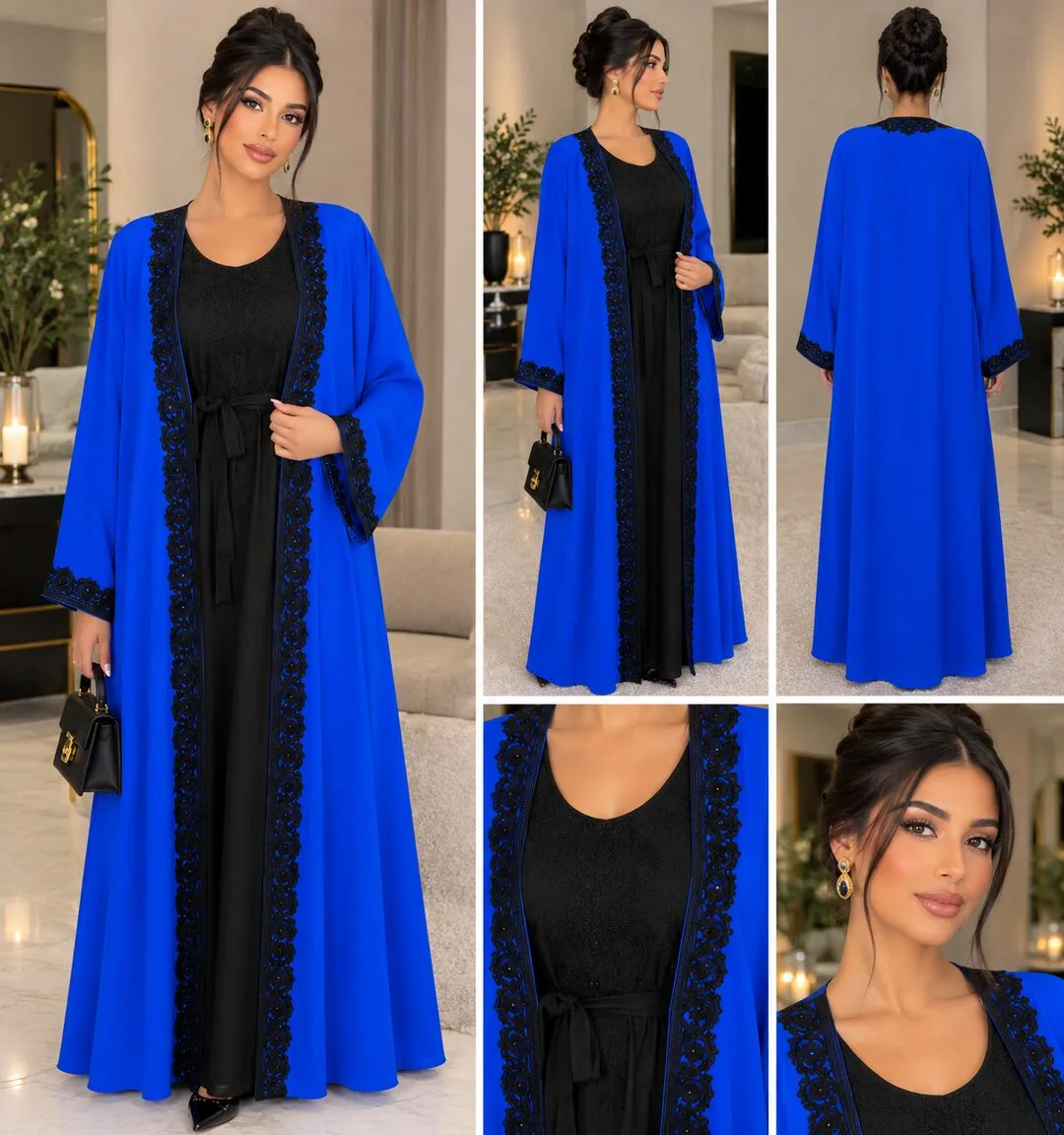 Abaya kimono deux pièces