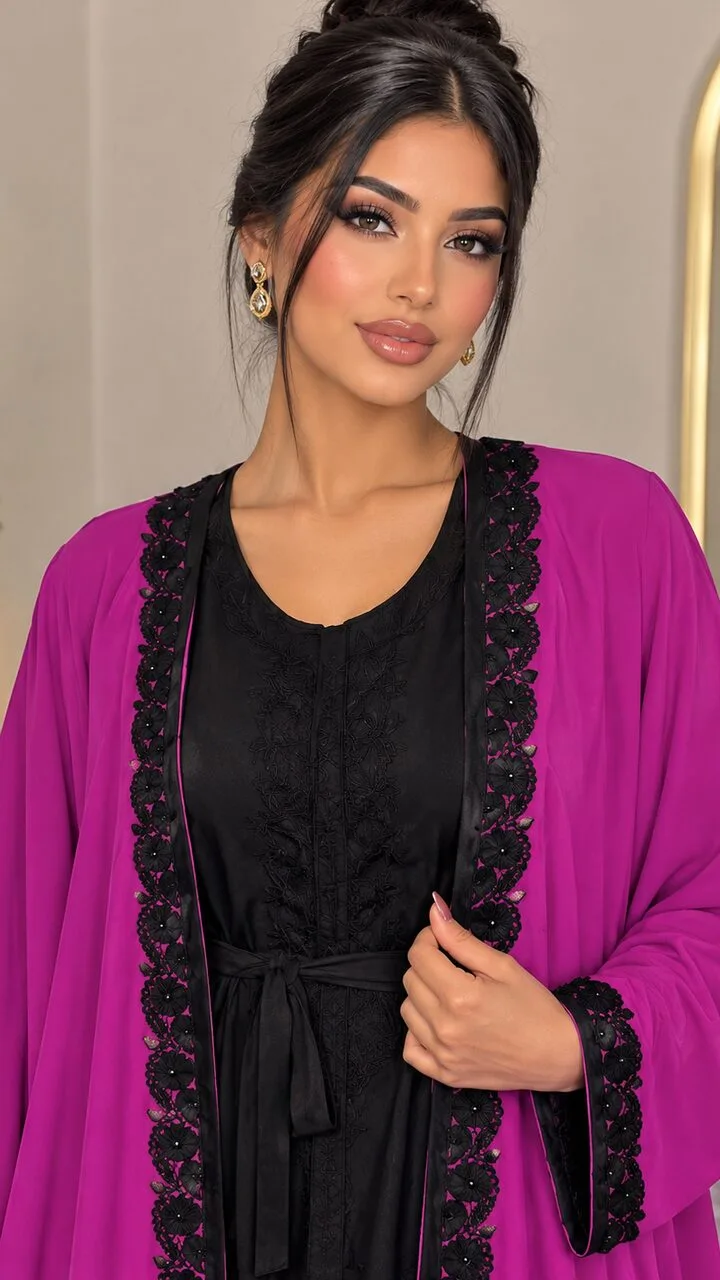 Abaya kimono deux pièces